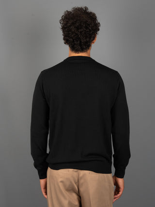 Maglia Girocollo Extrafine - Nero