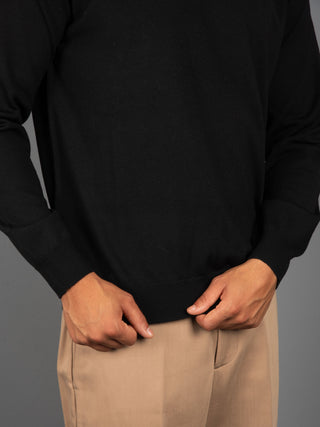 Maglia Girocollo Extrafine - Nero