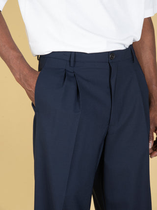 Pantalone Lana - Navy