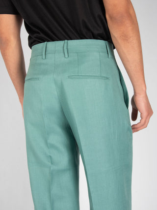 Pantalone  Lino - Acquamarina