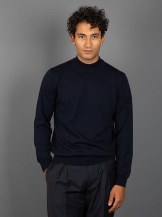 Maglia Lupetto Extrafine - Blu