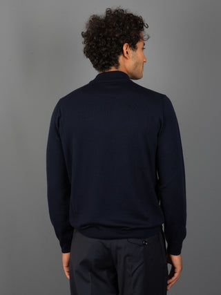 Maglia Lupetto Extrafine - Blu