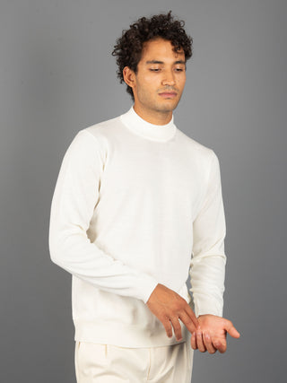 Maglia Lupetto Extrafine - Panna