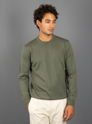 Maglia Girocollo Extrafine - Verde