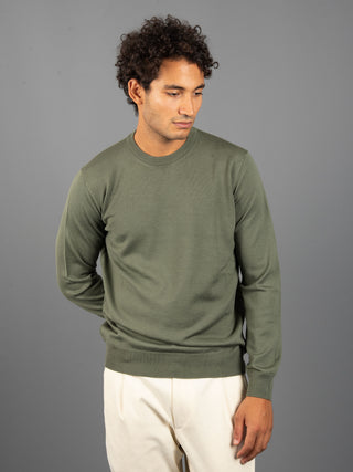 Maglia Girocollo Extrafine - Verde