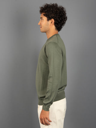 Maglia Girocollo Extrafine - Verde