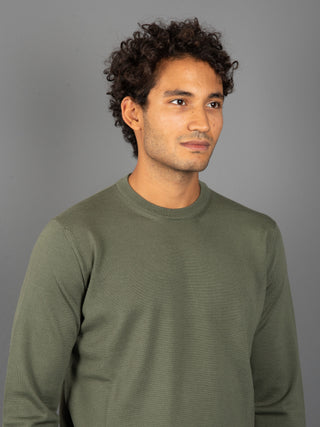 Maglia Girocollo Extrafine - Verde