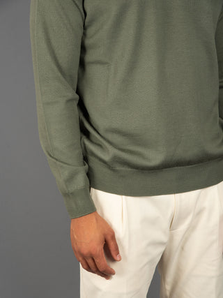 Maglia Girocollo Extrafine - Verde