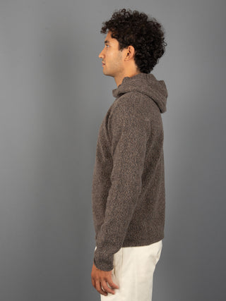 Maglia Felpa Mouliné - Moro/Grigio