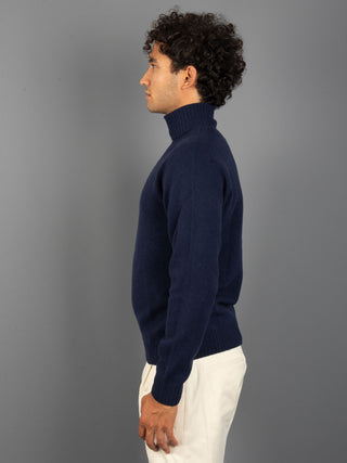 Maglia Dolcevita Millefili - Blu
