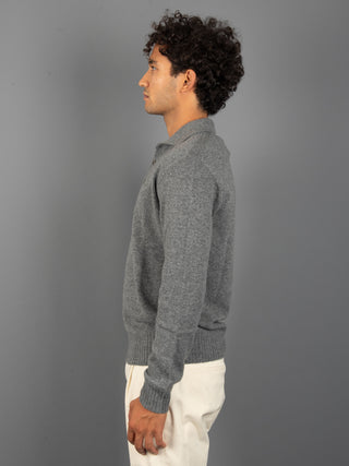 Maglia Polo Cashmere - Grigio
