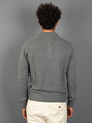 Maglia Polo Cashmere - Grigio