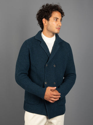 Maglia Giacca - Petrolio