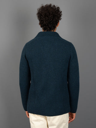 Maglia Giacca - Petrolio