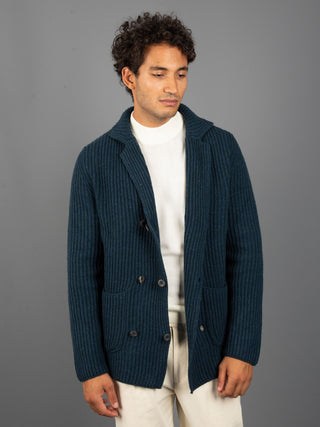 Maglia Giacca - Petrolio