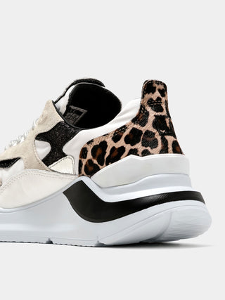 Sneakers 'Fuga Animalier White' Donna - Bianco