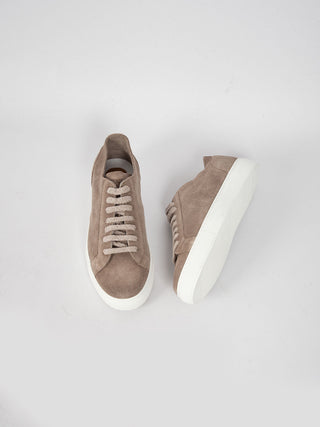 Sneakers 'Wash' Suede - Fango