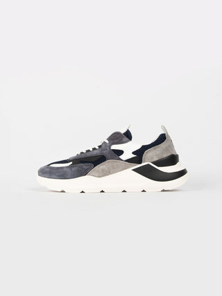 Sneakers' Fuga Mesh' - Blu/Grigio