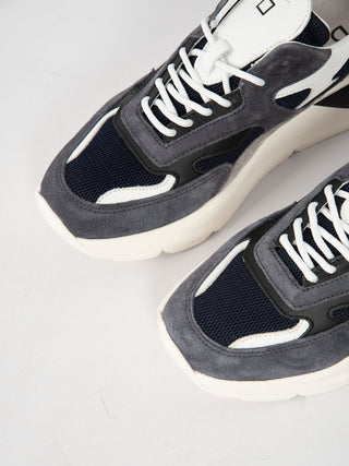 Sneakers' Fuga Mesh' - Blu/Grigio