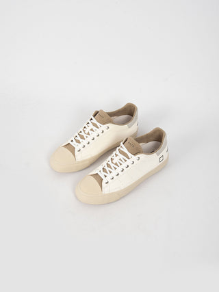 Sneakers' Linea Natural' - Bianco/Beige