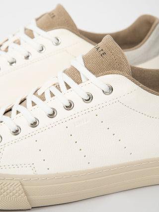 Sneakers' Linea Natural' - Bianco/Beige