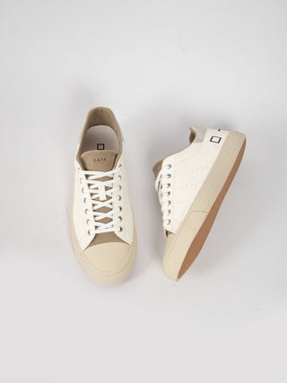 Sneakers' Linea Natural' - Bianco/Beige