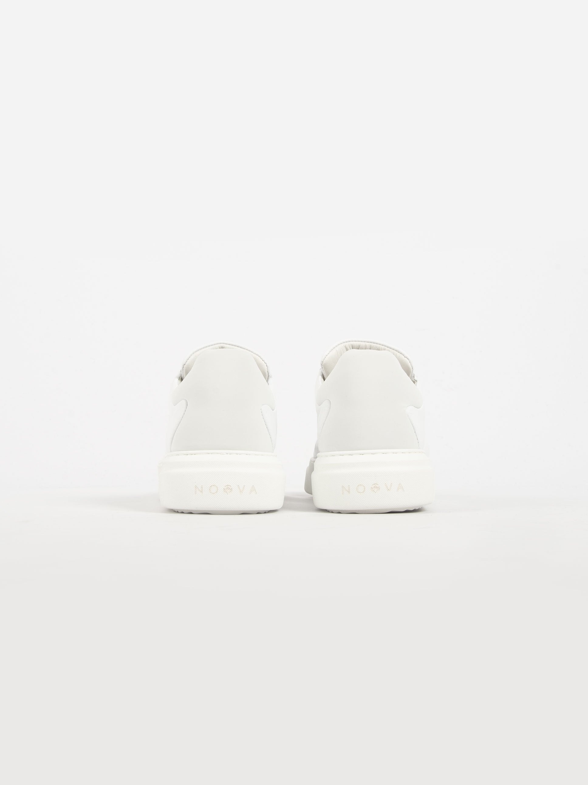Sneaker Pelle - Bianco/Perla