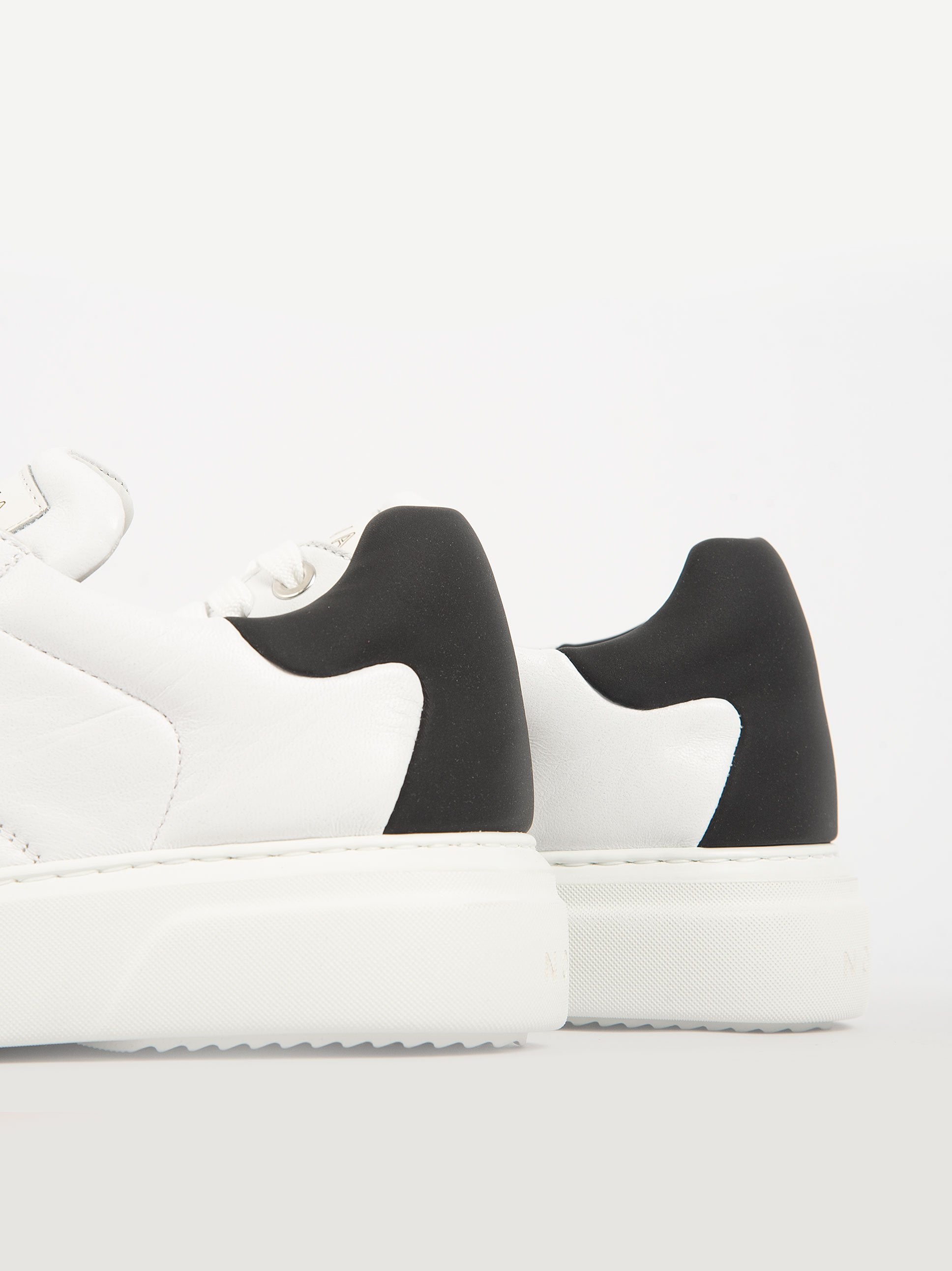 Sneaker Pelle - Bianco/Nero