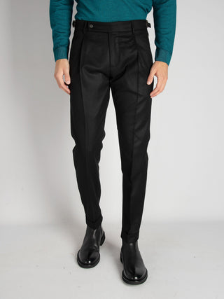 Pantalone Retro Vitale Barberis - Nero