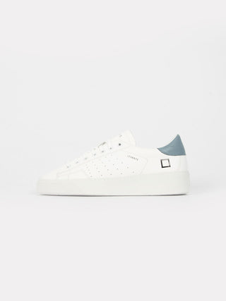 Sneakers 'Levante Calf' - Bianco/Celeste