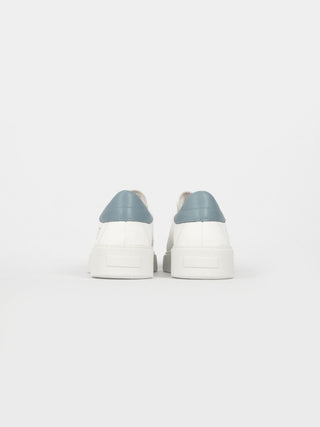 Sneakers 'Levante Calf' - Bianco/Celeste