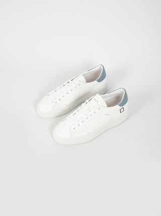 Sneakers 'Levante Calf' - Bianco/Celeste