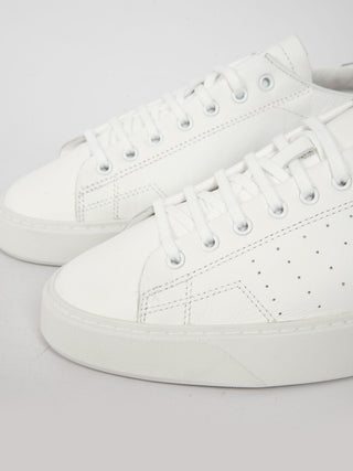 Sneakers 'Levante Calf' - Bianco/Celeste