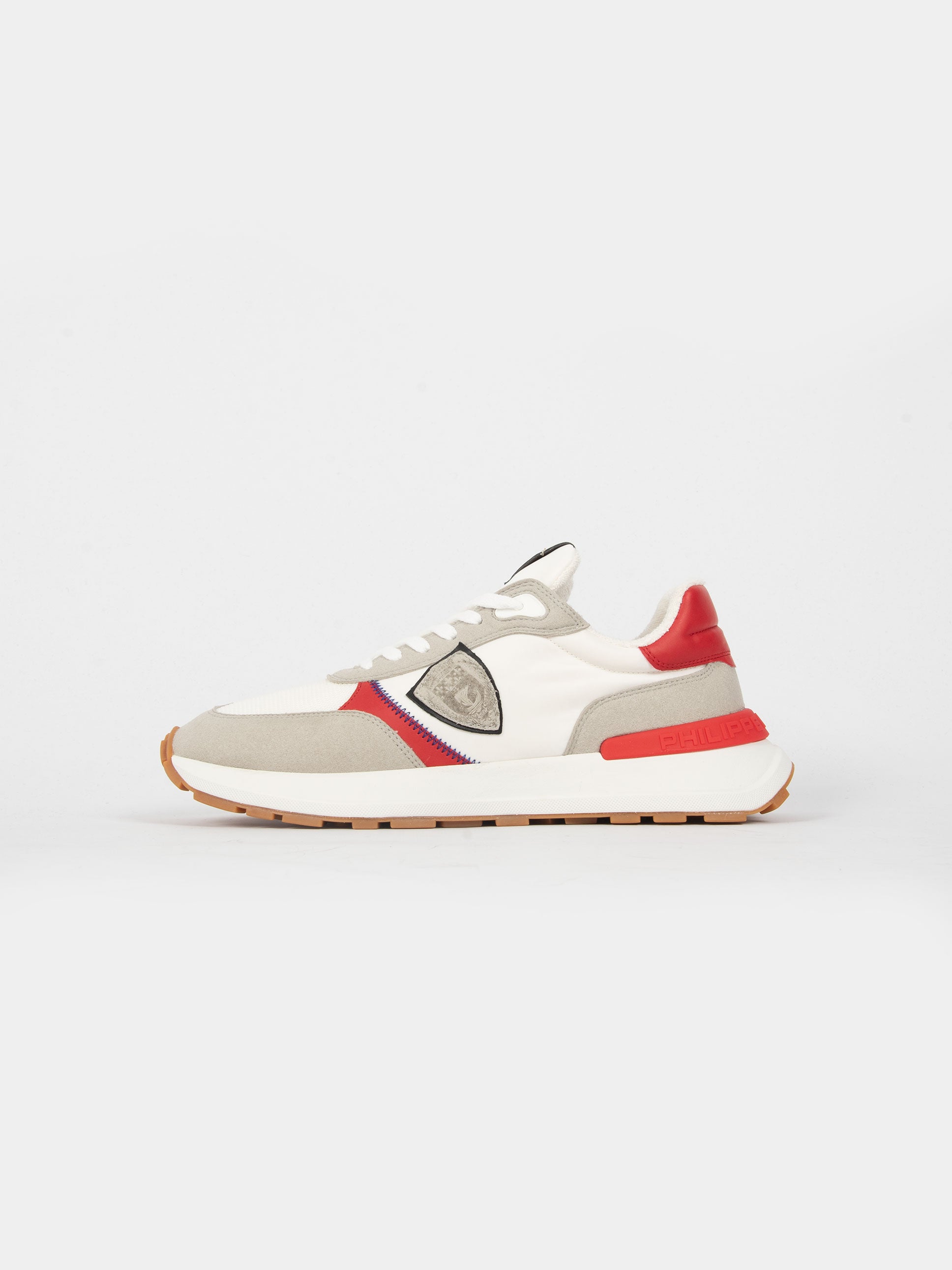 Sneakers Antibes Low Man - Bianco/Rosso
