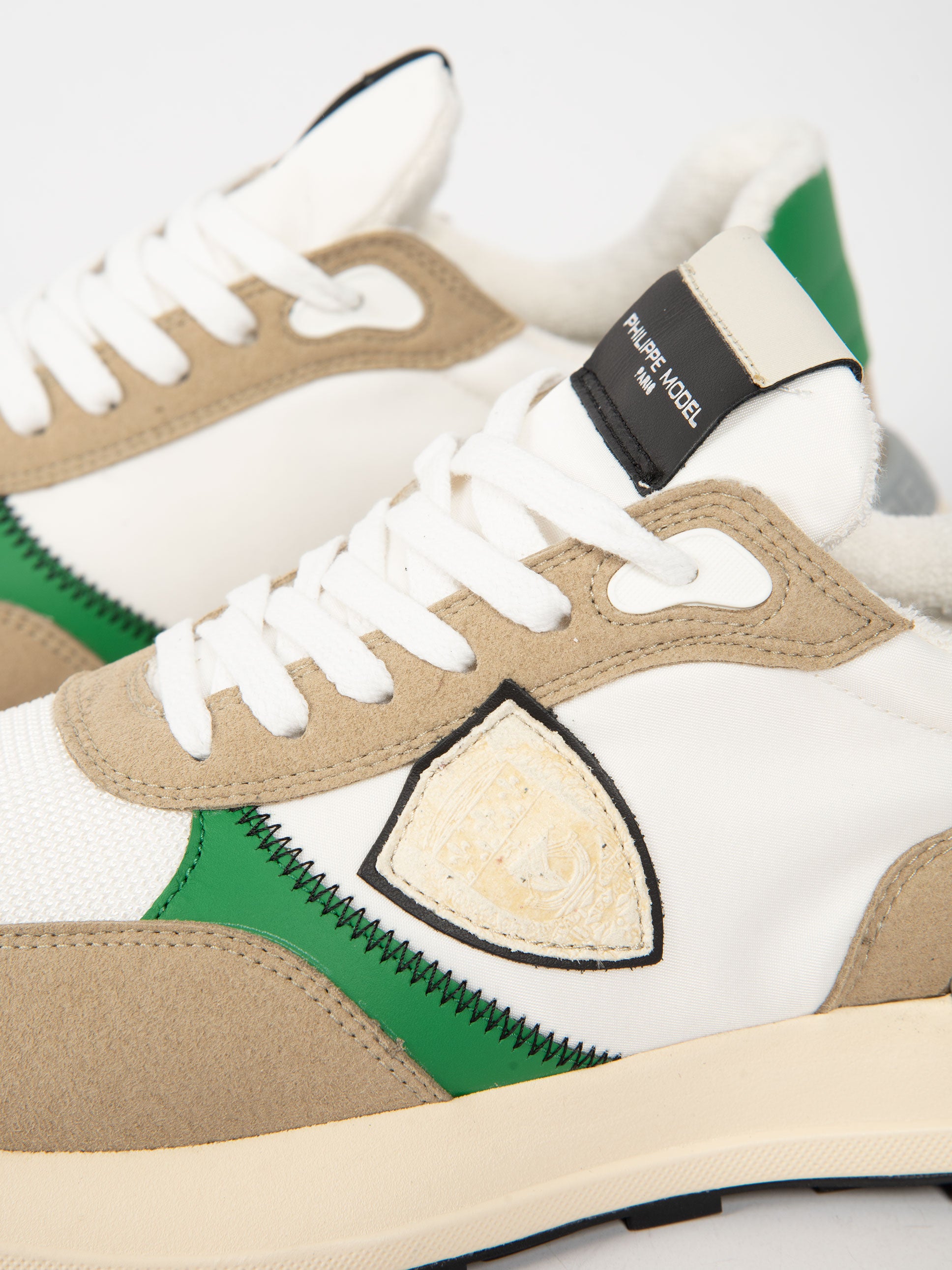 Sneakers Antibes Low Man - Bianco/Verde