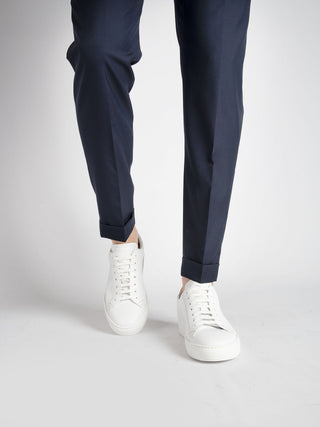 Pantalone 'Barber' Lana - Blu Notte