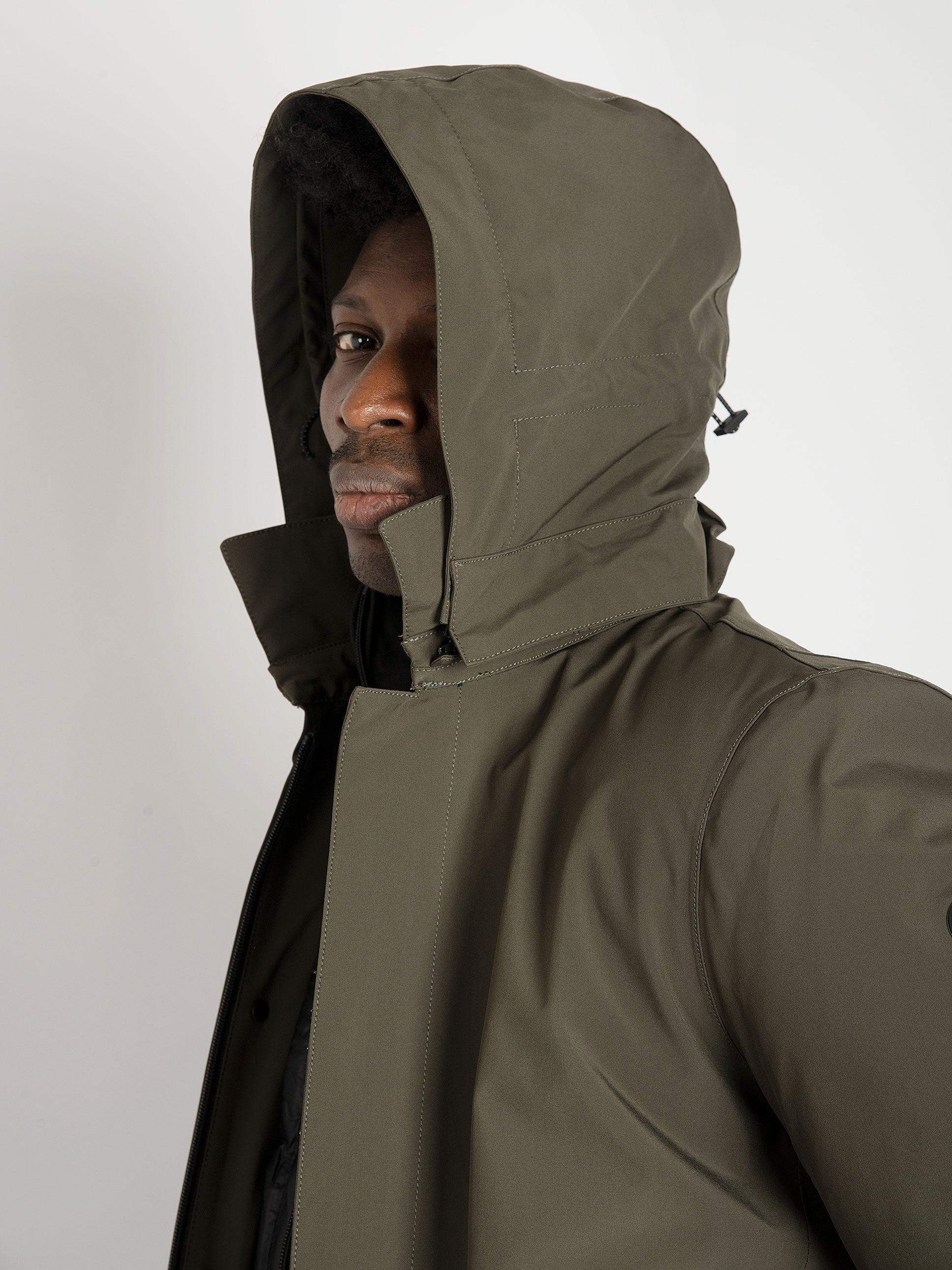 Giaccone Trench Hachiko - Verde Militare
