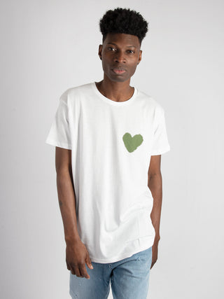 T-Shirt Inspire Heart - Bianco/Verde