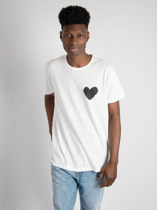 T-Shirt Inspire Heart - Bianco/Nero