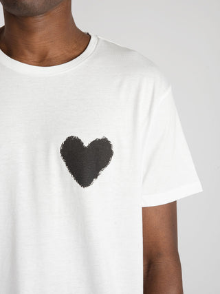 T-Shirt Inspire Heart - Bianco/Nero