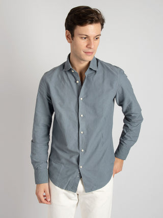 Camicia Oxford Alden - Grigio/Avion