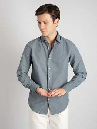 Camicia Oxford Alden - Grigio/Avion