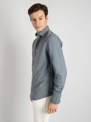 Camicia Oxford Alden - Grigio/Avion