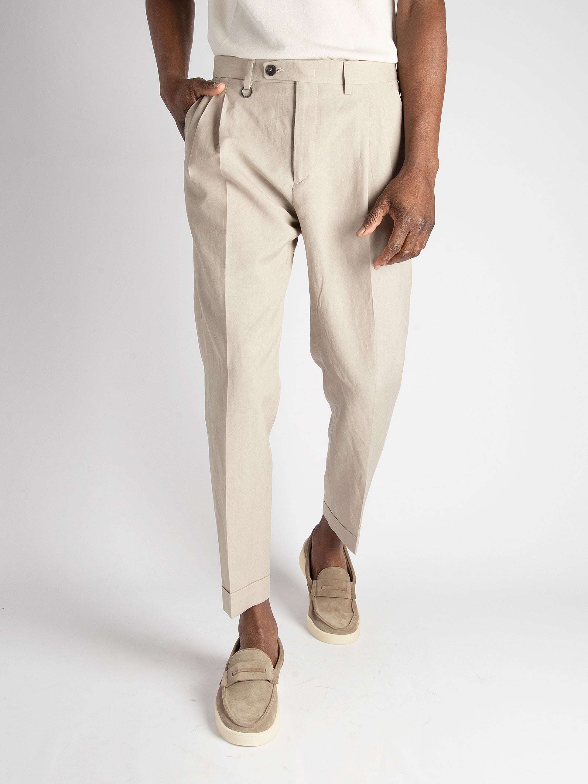 Pantalone 'Robert' - Beige