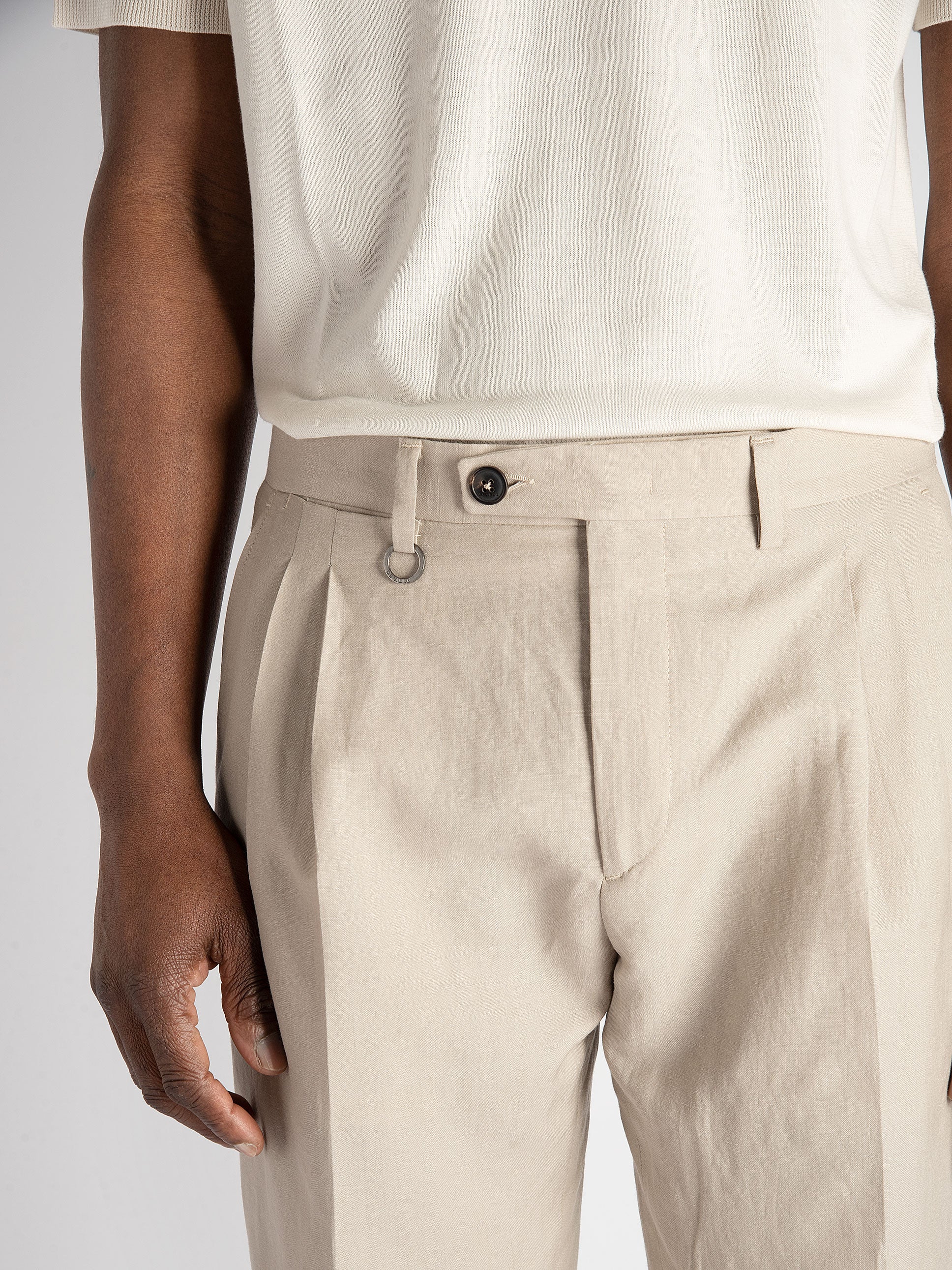 Pantalone 'Robert' - Beige