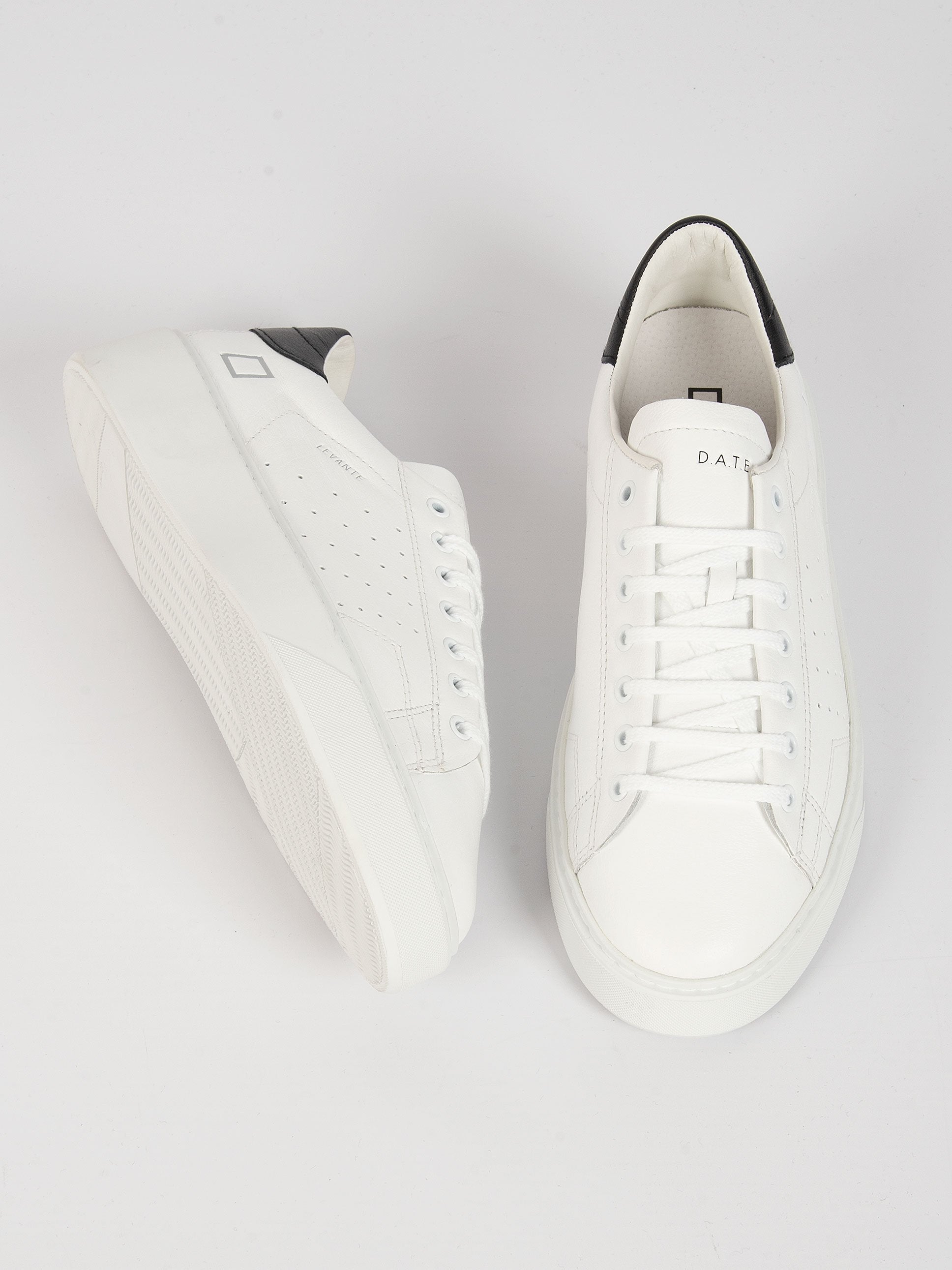 Sneaker 'Levante Calf' - Bianco/Nero