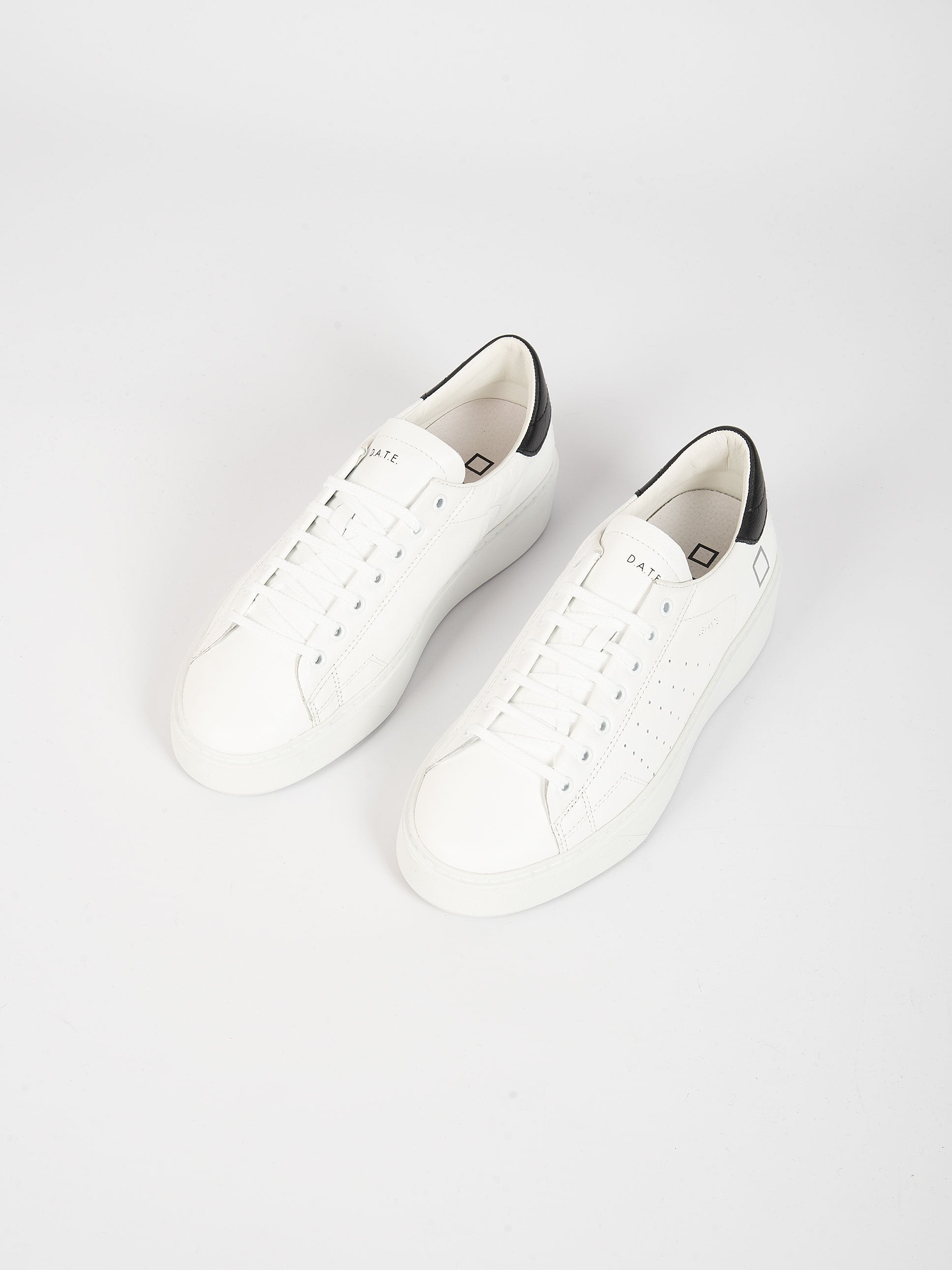 Sneaker 'Levante Calf' - Bianco/Nero