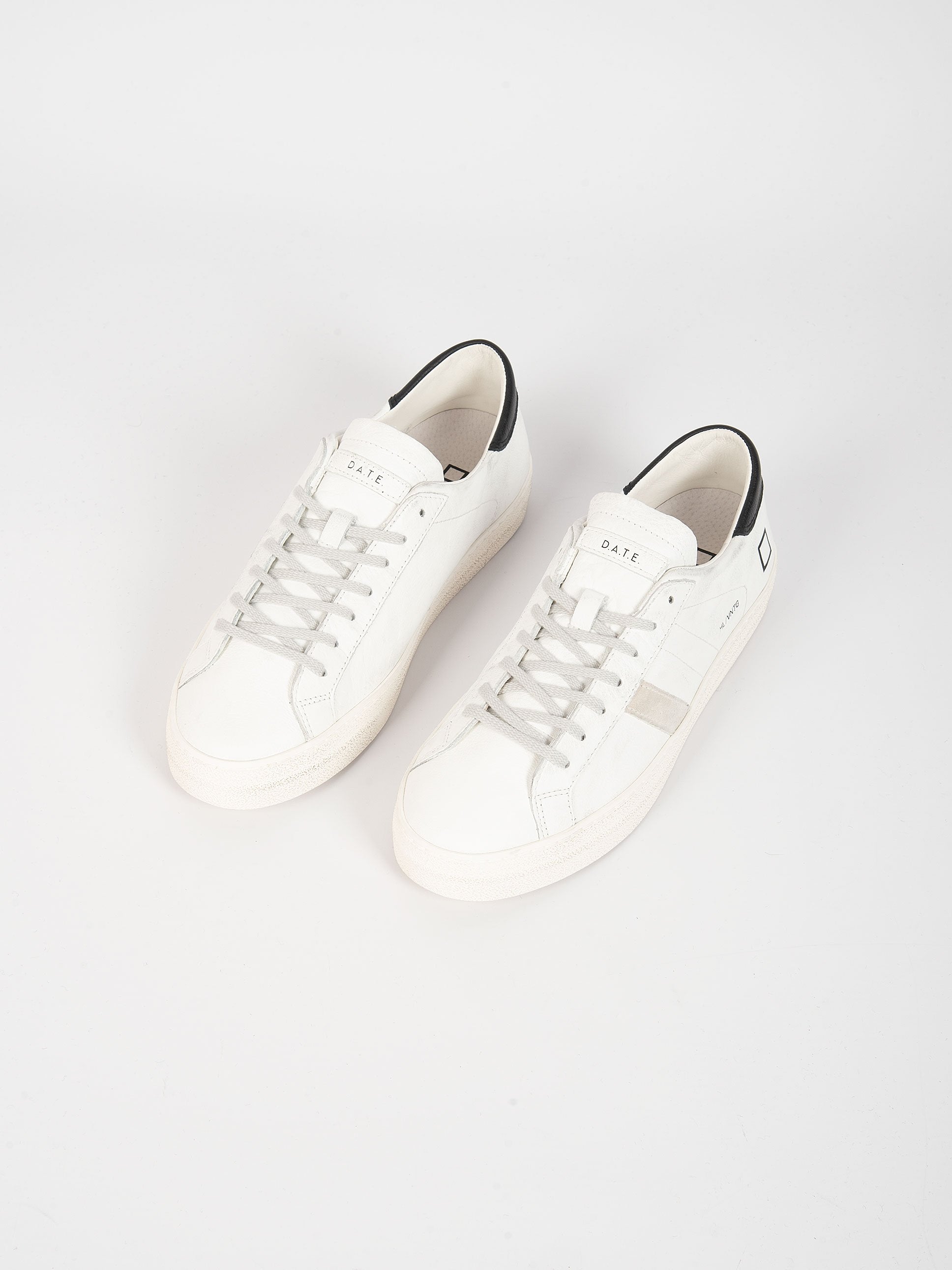 Sneaker 'Hill Low Vintage Calf' - Bianco/Nero