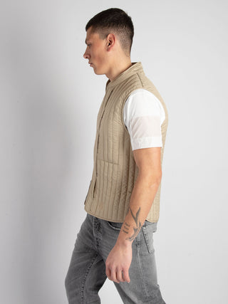 Gilet 'Timo Osimo' - Beige