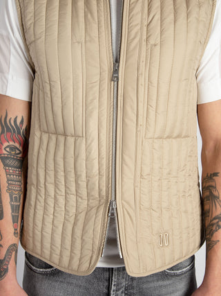 Gilet 'Timo Osimo' - Beige